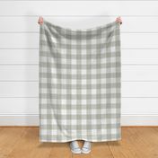 3" Gingham Check: Foggy Sage Buffalo Check, Buffalo Plaid