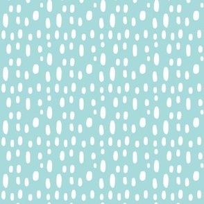 baby blue dots