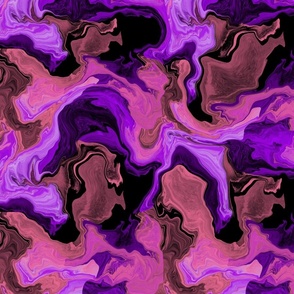 Psychedelic Purple Panic Swirls pour art.