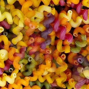 Spiral Rainbow pasta