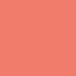 persimmon / salmon / coral solid color 