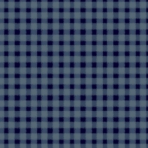 navy blue gray textural gingham