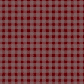 Soft red gingham