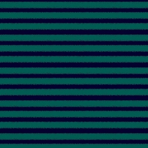 Green navy textural stripes 3/4 inch