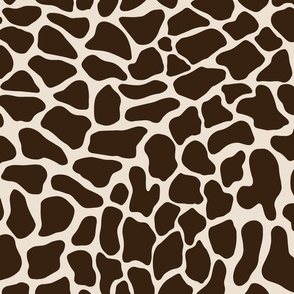 Giraffe spots, animal print