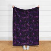 Space Universe Stars Northern Lights Pattern Violet Blue