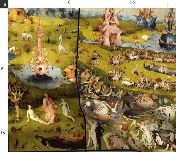 The Garden Of Earthly Delights Hieronym Spoonflower