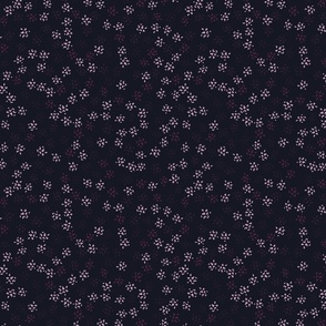 Aubergine cluster dots