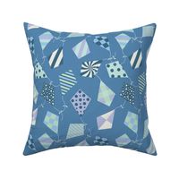 Kites ~ Large ~ Blue ~ Kids Room