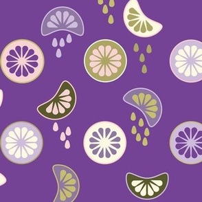 Juicy Fruit ~ Purple ~ Large ~ Slices