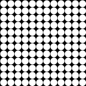 Black And White Polka Dots medium 
