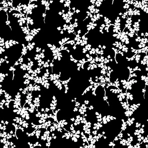 Black And White Floral large