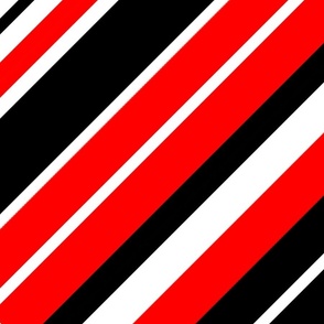 Red/Black/White Stripe Diamond