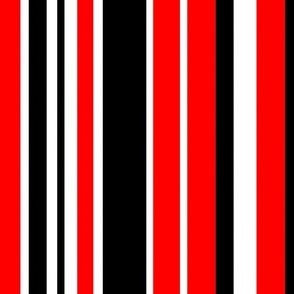 Red/Black/White Stripe