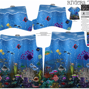 One yard Riviera Tee: Underwater Love