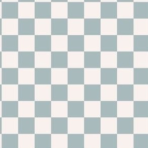 Baby Blue Checkerboard 