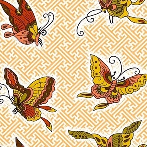 Chinoiserie Butterflies 1a
