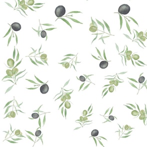 black and green olive pattern 