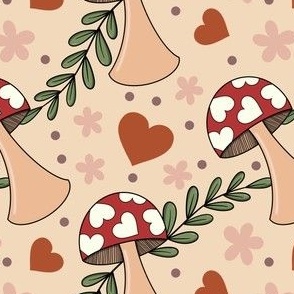 Mushrooms Valentine 