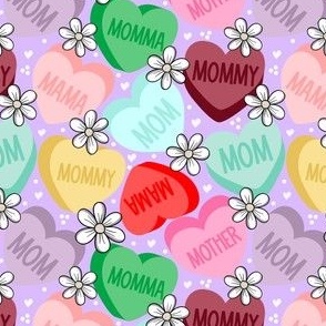 Valentine Mom hearts