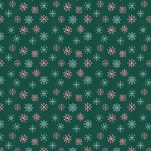 Snowflakes_green_blue_pink_christmas_winter