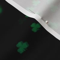 Green Bokeh Shamrocks (large scale)  