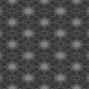 Circular Plaid Dark Grey 1 Small