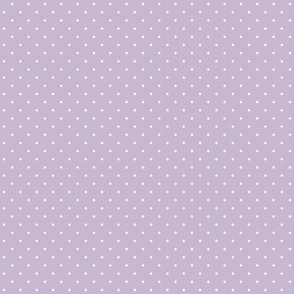 white lilac classic dots