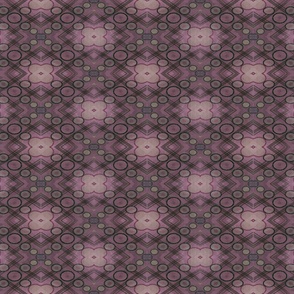 Circular Plaid Magenta 1 Small