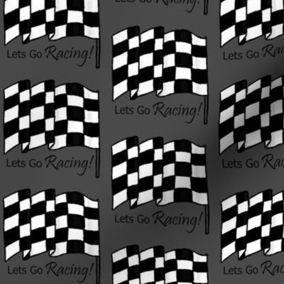 Let's Go Racing on Grey