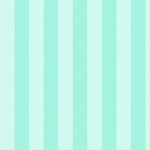 Cross Stitch Vertical Mint Green Stripes - Small