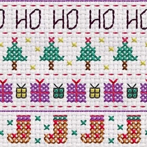 Simple Festive Cross-stitch