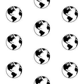 earth polka dots