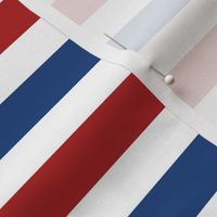 Red White and Blue Stripes 12 inch