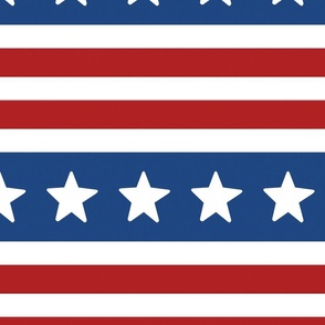USA Patriotic Stripes 24 inch