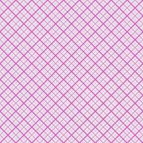 X Marks The Cross Stitch Pink White extra small