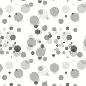 [Small] Circles Party Light Gray on White