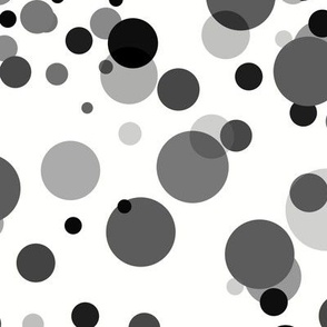[Medium] Circles Party Dark Gray on White