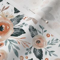 Seraphina Watercolor Florals { Mid Scale }