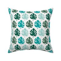 Monstera Leaf Cross Stitch - Small