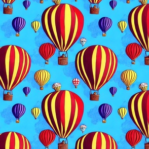 Flyhing Hot Air Balloons