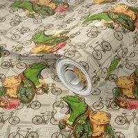 Frog and toad Bicycle ride