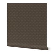 Small Subtle Trotting Horse Silhouette, Sepia Brown