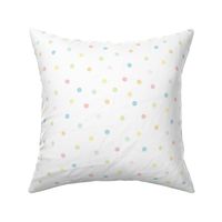 soft dots - cute bunny coordinate - pastel dots fabric and wallpaper