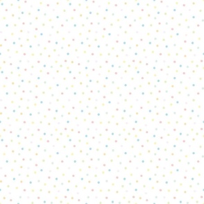 small soft dots - cute bunny coordinate - pastel dots fabric and wallpaper