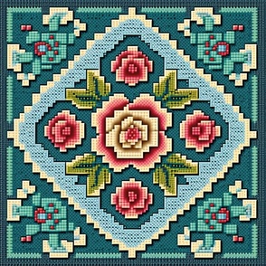 Flower Cross Stitch