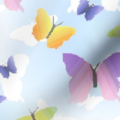 Free Flying Butterflies, medium