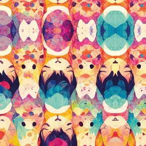 Colorful anime pattern