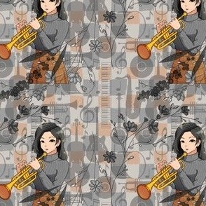 Anime Trumpet music brass band