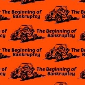 Bankruptcy SXS orange